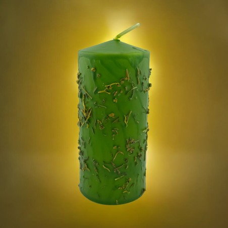 Velón Herboreo Ruda - Velón Esotérico 14x6cm - Eliminar negatividades, malos ambientes, limpieza y corta magias