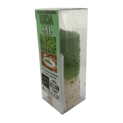 Herbal Candle with Rue and Salt - Esoteric Candle 14x6cm - Cleaning Businesses and Homes