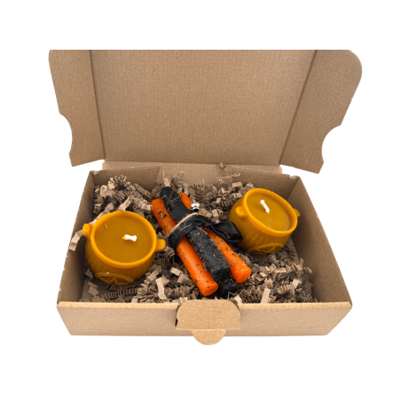 Set mit rituellen Halloweenkerzen HOSTENATURA