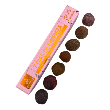 7 Day Cleansing Smudging Bombs AROMA - 7 Organic Incense Bombs