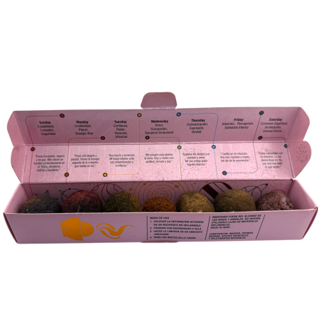7 Day Cleansing Smudging Bombs AROMA - 7 Organic Incense Bombs