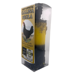 Special Esoteric Candle Black Hen 14x6cm - Against evil eye, spells, enemies and curses