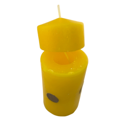 Kraftfullt Pengaladdande Ljus - Esoteriskt Ljus 14x6cm - Attrahera pengar, välstånd och överflöd