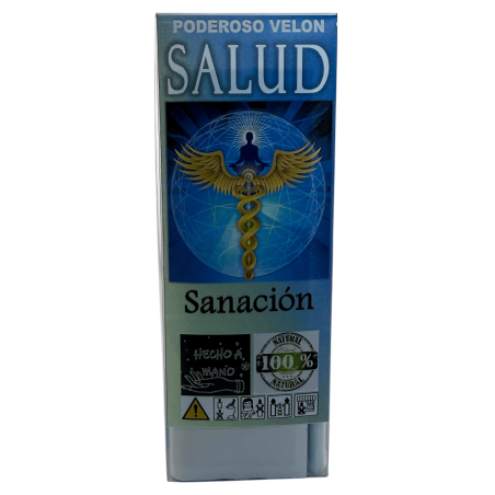 Poderós Veló de Càrrega Salut - Veló Esotèric 14x6cm - Sanació