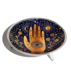 Farfurie emailată pentru ofrande cu trei...