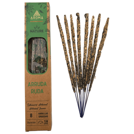 Bio-Räucherstäbchenbox AROMA Duft – 12 Schachteln à 8 dicke Stäbchen