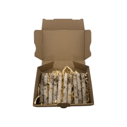 Kit de Veles de Neteja Energètica HOSTENATURA - 10 espelmes blanques amb herbes