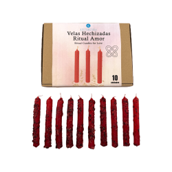 Kit de Velas Ritual de Amor HOSTENATURA - 10...