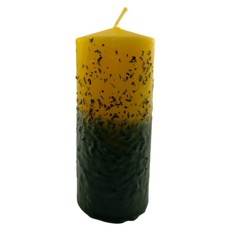 Bougie aux herbes pour attirer les clients - Bougie ésotérique 14x6cm - Augmentation du nombre de clients