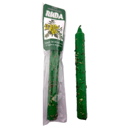 Ritualisierte Rautenkerze 18 cm – Reinigt...