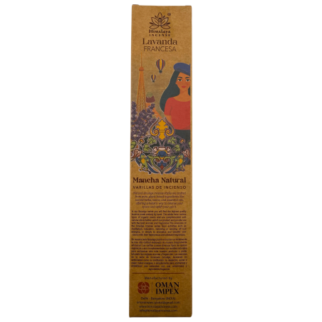 Encens Lavanda Francesa Natural Smudge Orígens Himalayan Soul - Caixeta de 25gr.