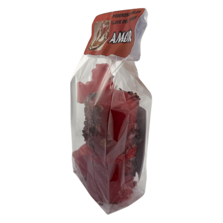 Lumânare Cheia Iubirii HOSTENATURA - 14x8cm - Lumânare Ezoterică Manuală pentru a Atrage Iubirea