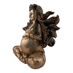 Resin Figure Gaia Mother Earth Goddess - 20x10x15cm