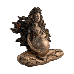 Figura Resina Gaia Deessa Mare Terra - 20x10x15cm