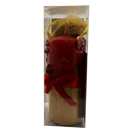Vela especial de véspera de Natal HOSTENATURA - Abundância, União Familiar e Bênçãos