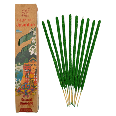 Incenso de Jasmim Filipino Natural Smudge - Himalayan Soul Origins - Caixa com 25g