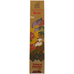 Natürlicher bulgarischer Rosenräucherstäbchen-Smudge von Himalayan Soul Origins – 25g Schachtel