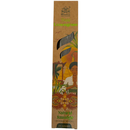 Natürliches thailändisches Zitronengras-Räucherwerk von Himalayan Soul Origins – 25-g-Packung