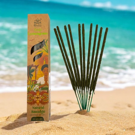 Natural Thai Lemongrass Incense Smudge Himalayan Soul Origins - 25g Box