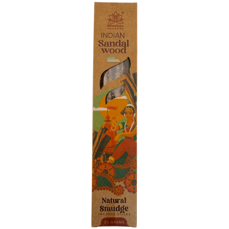 Incenso de Sândalo Indiano Natural Himalayan Soul Origins - Caixa com 25g