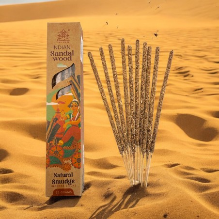 Encens naturel au bois de santal indien, Himalayan Soul Origins - Boîte de 25 g