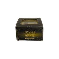 Bougie AROMA FRAGRANCES Œil de Tigre Cristal - Parfum Vanille - 65 g - Durée de combustion : 5 à 6 h