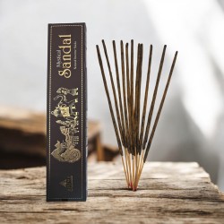 Encens mystique au bois de santal AROMA - Boîte de 24 g d'encens indien naturel