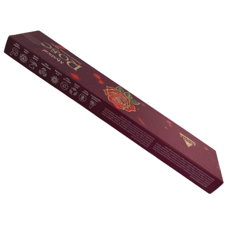 Incenso Mystical Rose Masala AROMA Fragrances - Scatola da 24 g di incenso indiano naturale