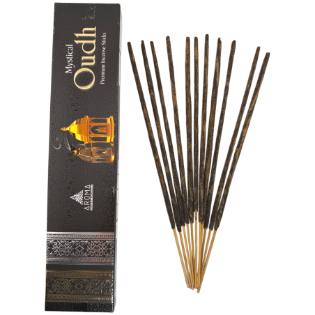 Mystical Oudh Masala Incense AROMA Fragrances - 24g Box of Natural Indian Incense
