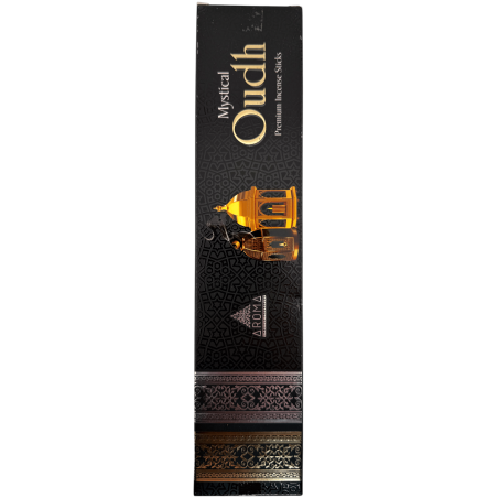 AROMA Mystique Oudh Masala - Boîte de 24 g d'encens naturel indien
