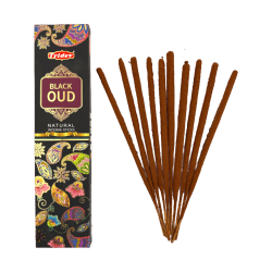 Tridev Schwarze Oud Natur-Räucherstäbchen - 10...
