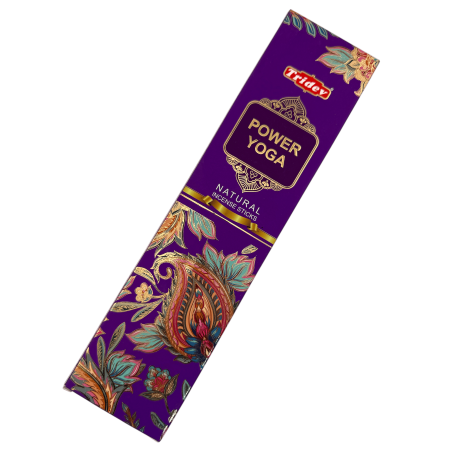 Tridev Yoga Power Naturliga Rökelsepinnar - 10 Extra Tjocka Pinnar
