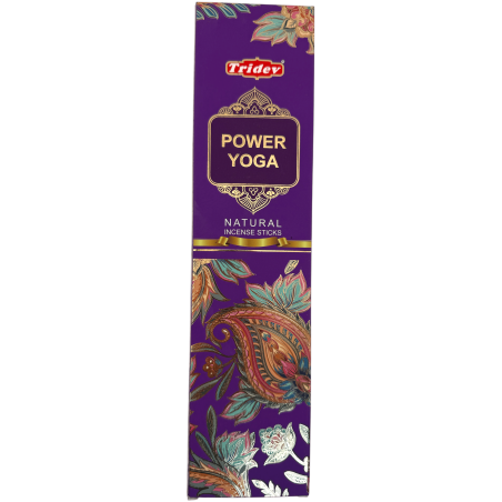 Tridev Yoga Power Natural Incense Sticks - 10 Extra Thick Sticks