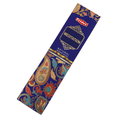 Tridev Naturliga Meditation Rökelsepinnar - 10 Extra Tjocka Pinnar