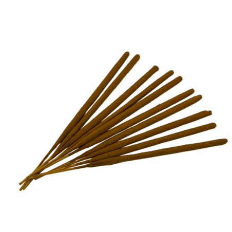 Tridev Golden Kasturi Natural Incense Sticks - 10 Extra Thick Sticks