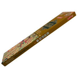 Tridev Golden Kasturi Natural Incense Sticks - 10 Extra Thick Sticks