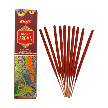 Tridev Naturliga Aromrökelsepinnar - 10 Extra Tjocka Pinnar