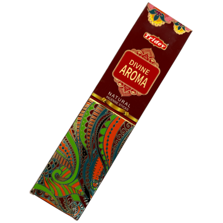 Tridev Natural Aroma Incense Sticks - 10 Extra Thick Sticks