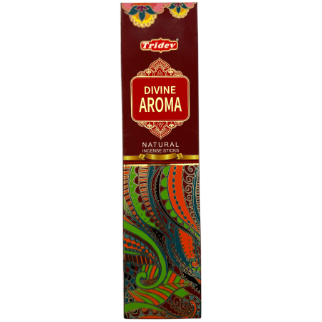 Tridev Natural Aroma Incense Sticks - 10 Extra Thick Sticks