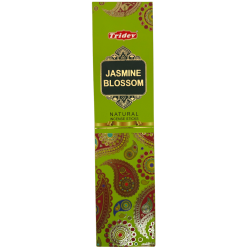 Tridev Natural Jasmine Flower Incense Sticks - 10 Extra Thick Sticks