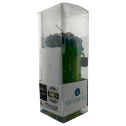 Velón Talismán Turmalina - Velón Esotérico con Amuleto Especial 14x6cm - Protección y Aleja las malas energías