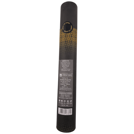 Masala Amber Oud Räucherstäbchen Misbahs DMP Private Edition – 40 g. Handgefertigtes Räucherstäbchen