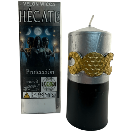 Esoteric Wicca Hecate Candle 14x6cm - Protection