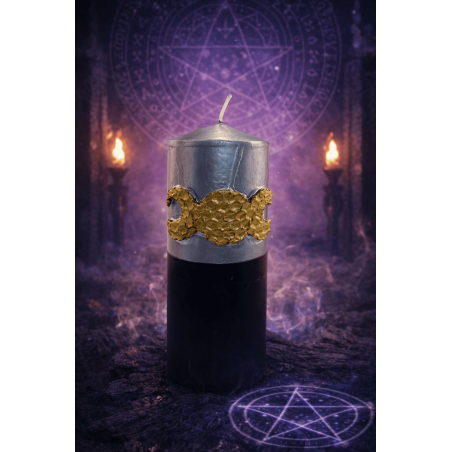 Esoteric Wicca Hecate Candle 14x6cm - Protection