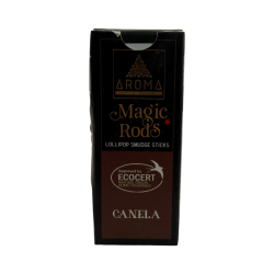 Bâtonnets d'encens à la cannelle et à la sucette, parfums AROMA - 4 bâtonnets épais