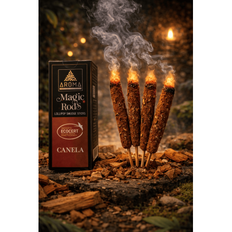 أعواد بخور سحرية برائحة القرفة AROMA - 4 أعواد سميكة