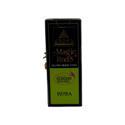 Lollipop Rue Incense Magic Rods AROMA Fragrances - 4 Thick Sticks