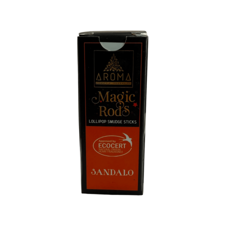 Lollipop Sandelträ Rökelse Magiska Stavar AROMA Dofter - 4 Tjocka Pinnar