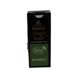 Bâtonnets d'encens au romarin en forme de sucette, parfums AROMA - 4 bâtonnets épais