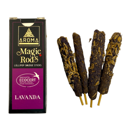 Incienso Lollipop Lavanda Magic Rods AROMA Fragrances - 4 barritas gruesas